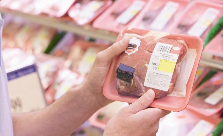 Barquette Viande Etiquette